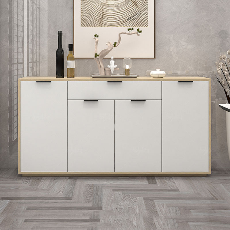 Sideboard in legno ingegnerizzato per la parte contemporaneo bianco per sala da pranzo