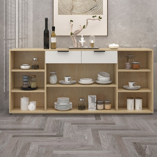 Sideboard in legno ingegnerizzato per la parte contemporaneo bianco per sala da pranzo
