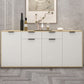Sideboard in legno ingegnerizzato per la parte contemporaneo bianco per sala da pranzo