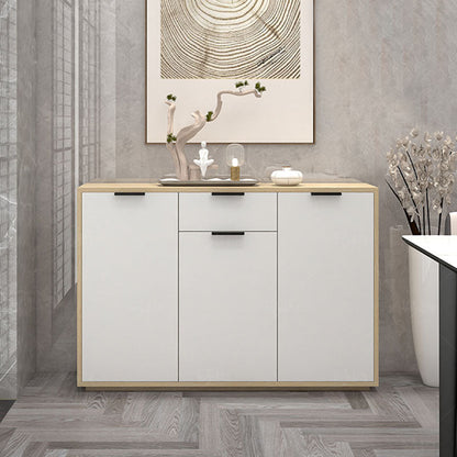 Sideboard in legno ingegnerizzato per la parte contemporaneo bianco per sala da pranzo