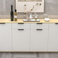 Sideboard in legno ingegnerizzato per la parte contemporaneo bianco per sala da pranzo