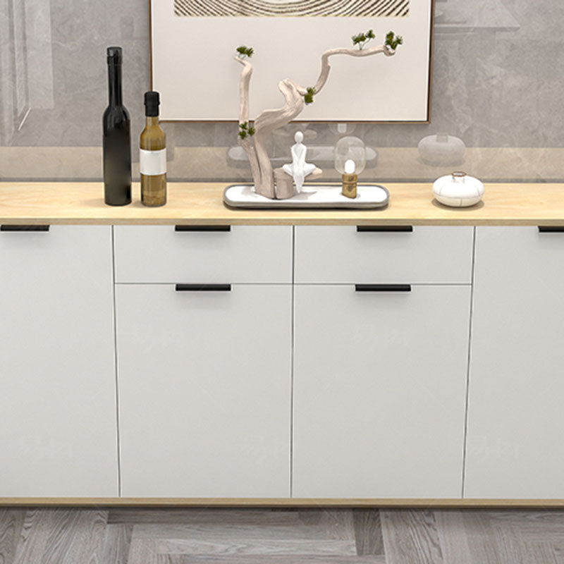 Sideboard in legno ingegnerizzato per la parte contemporaneo bianco per sala da pranzo