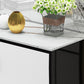 Glam Style Buffet Sideboard Stone Top Server with Door and Drawer Clearhalo 'buffet_sideboard' 'Buffets & Sideboards' 'furn' 'furn_buffet_sideboard' 'Furniture' 'Kitchen & Dining Furniture' 5618958