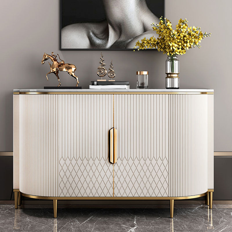Glamstil Buffet Sideboard Stone Top Server mit Tür für Zuhause