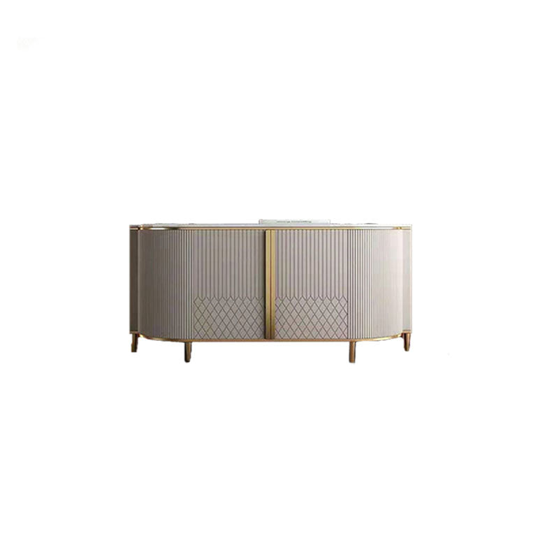 Glamstil Buffet Sideboard Stone Top Server mit Tür für Zuhause