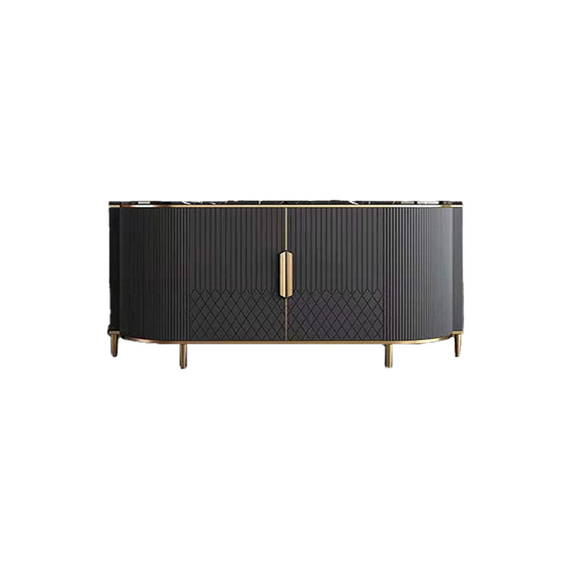 Glamstil Buffet Sideboard Stone Top Server mit Tür für Zuhause