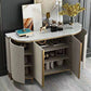 Glamstil Buffet Sideboard Stone Top Server mit Tür für Zuhause