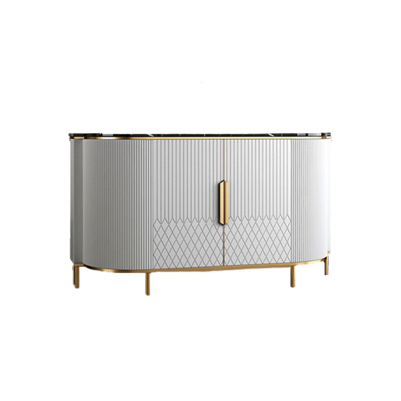 Glamstil Buffet Sideboard Stone Top Server mit Tür für Zuhause