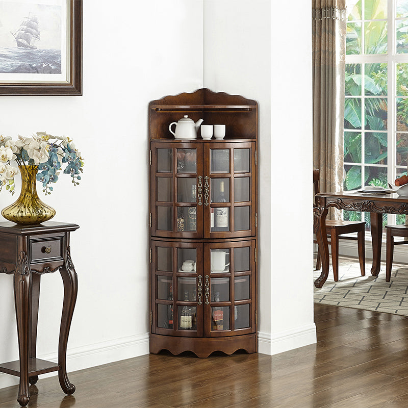 Contemporary Side Board Rubber Wood Door Sideboard for Dining Room Clearhalo 'buffet_sideboard' 'Buffets & Sideboards' 'furn' 'furn_buffet_sideboard' 'Furniture' 'Kitchen & Dining Furniture' 5619181