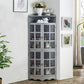 Contemporary Side Board Rubber Wood Door Sideboard for Dining Room Clearhalo 'buffet_sideboard' 'Buffets & Sideboards' 'furn' 'furn_buffet_sideboard' 'Furniture' 'Kitchen & Dining Furniture' 5619188