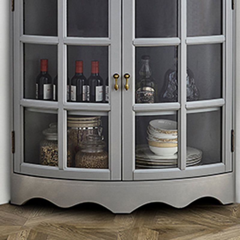 Contemporary Side Board Rubber Wood Door Sideboard for Dining Room Clearhalo 'buffet_sideboard' 'Buffets & Sideboards' 'furn' 'furn_buffet_sideboard' 'Furniture' 'Kitchen & Dining Furniture' 5619192