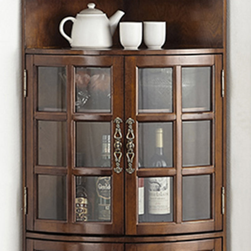 Contemporary Side Board Rubber Wood Door Sideboard for Dining Room Clearhalo 'buffet_sideboard' 'Buffets & Sideboards' 'furn' 'furn_buffet_sideboard' 'Furniture' 'Kitchen & Dining Furniture' 5619197