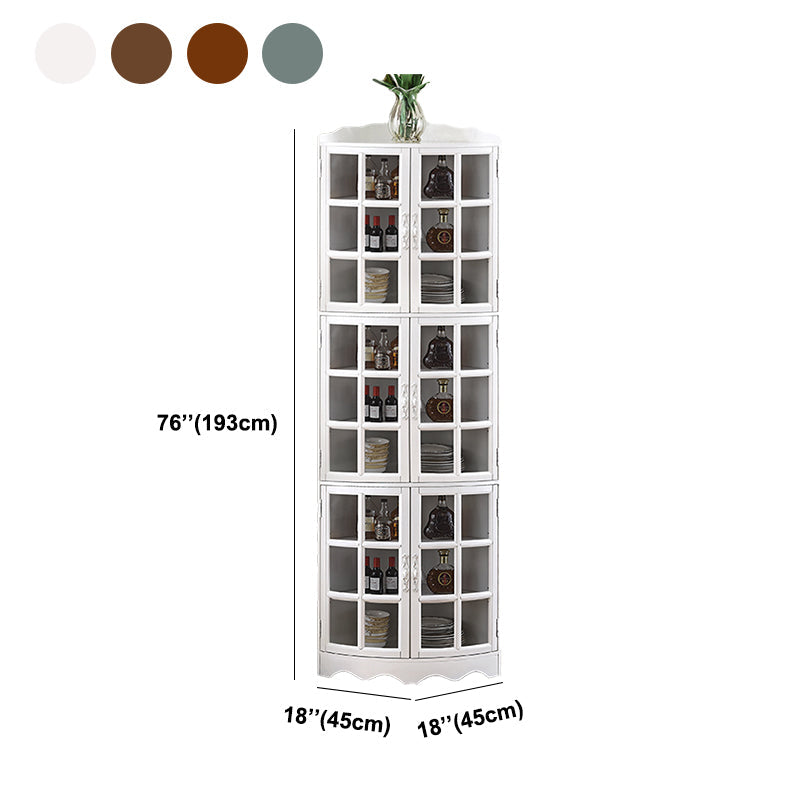 Contemporary Side Board Rubber Wood Door Sideboard for Dining Room Clearhalo 'buffet_sideboard' 'Buffets & Sideboards' 'furn' 'furn_buffet_sideboard' 'Furniture' 'Kitchen & Dining Furniture' 5619212