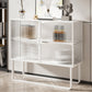 36 '' Höhe Sideboard Tischglas Zwei Türen Buffet -Server für Wohnzimmer