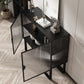 36 '' Höhe Sideboard Tischglas Zwei Türen Buffet -Server für Wohnzimmer
