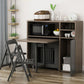 Server a buffet MDF moderno MDF a 1 porta 45.5 "H BUFFET per sala da pranzo