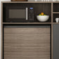 Server a buffet MDF moderno MDF a 1 porta 45.5 "H BUFFET per sala da pranzo