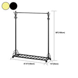Glam Coat Hanger Metal No Distressed Entryway Kit With Storage Shelving Clearhalo 'Entry & Mudroom Furniture' 'furn' 'furn_hall_tree_coat_racks' 'Furniture' 'Hall Trees & Coat Racks' 'hall_tree_coat_racks' 5619572