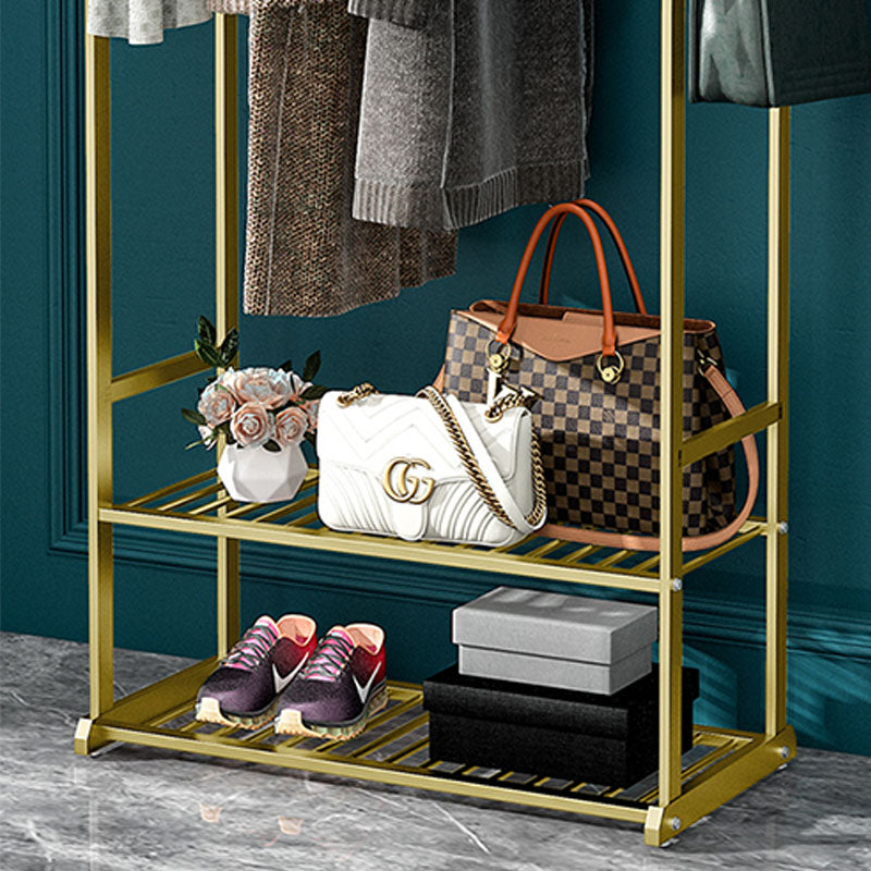 Glam Hall Tree Metall Keine Belastungen freistehende Regale enthaltene Kleidungsständer enthalten