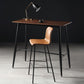 Tabouret de comptoir à godet intérieur intérieur repose-pieds tabouret de bar en faux cuir