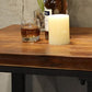 Industrial 1/3/4/5 Pieces Bar Table Set Square Pine Wood Counter Table with High Stools Clearhalo 'Bar Furniture' 'furn' 'furn_home_bar_bar_sets' 'Furniture' 'Home Bars & Bar Sets' 'home_bar_bar_sets' 'Kitchen & Dining Furniture' 5619709