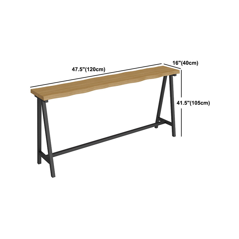 Modern Rectangle Pub Dining Set 1/2/4/7 Pieces Trestle Indoor Counter Height Set Clearhalo 'Bar Furniture' 'furn' 'furn_home_bar_bar_sets' 'Furniture' 'Home Bars & Bar Sets' 'home_bar_bar_sets' 'Kitchen & Dining Furniture' 5619743