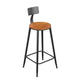Ensemble de Table de bar rectangulaire industriel, 1/2/4/7 pièces, Table de comptoir en bois massif