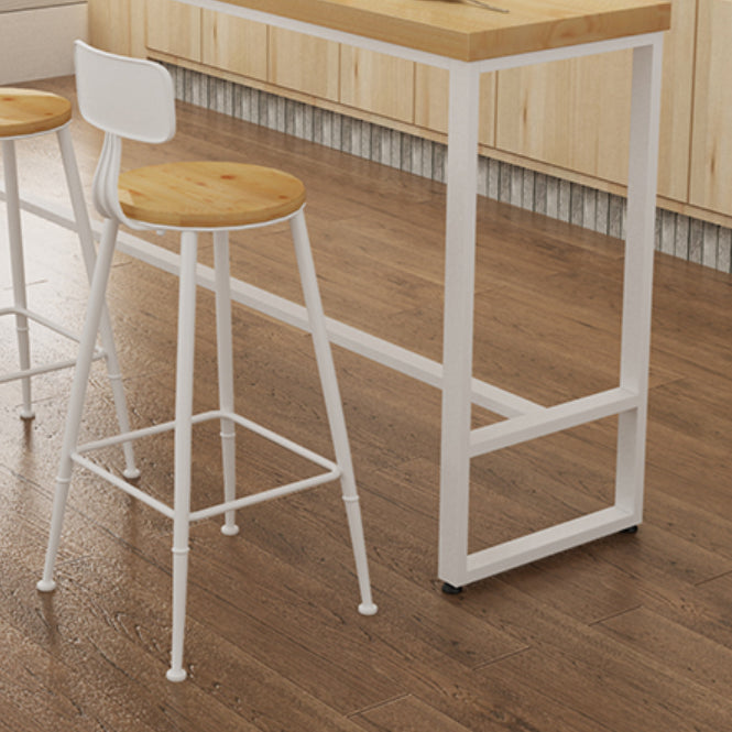 Set di legno massiccio e sgabello naturale 1/2/5/9 pezzi set da pranzo per pub rettangolo