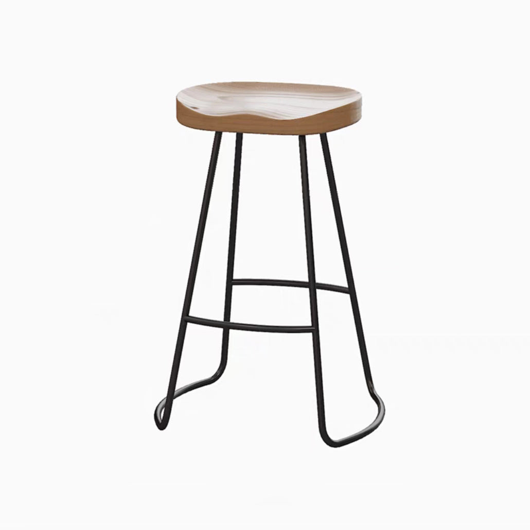 Lujoso juego de mesa de barra de madera maciza 1/4/5/9 piezas de mostrador con taburetes sin espalda