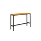 Industrial Style 1/6/11 Pieces Bar Table Set Rectangle Pine Wood Counter Table with Stools