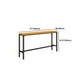 Industrial Style 1/6/11 Pieces Bar Table Set Rectangle Pine Wood Counter Table with Stools