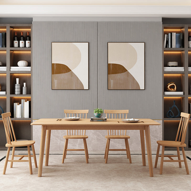 Modern Rectangle 1/2/5/7 Pieces Dining Set Indoor Dining Furniture Clearhalo 'Dining Room Sets' 'Dining Tables & Seating' 'dining_room_set' 'furn' 'furn_dining_room_set' 'Furniture' 'Kitchen & Dining Furniture' 5620229