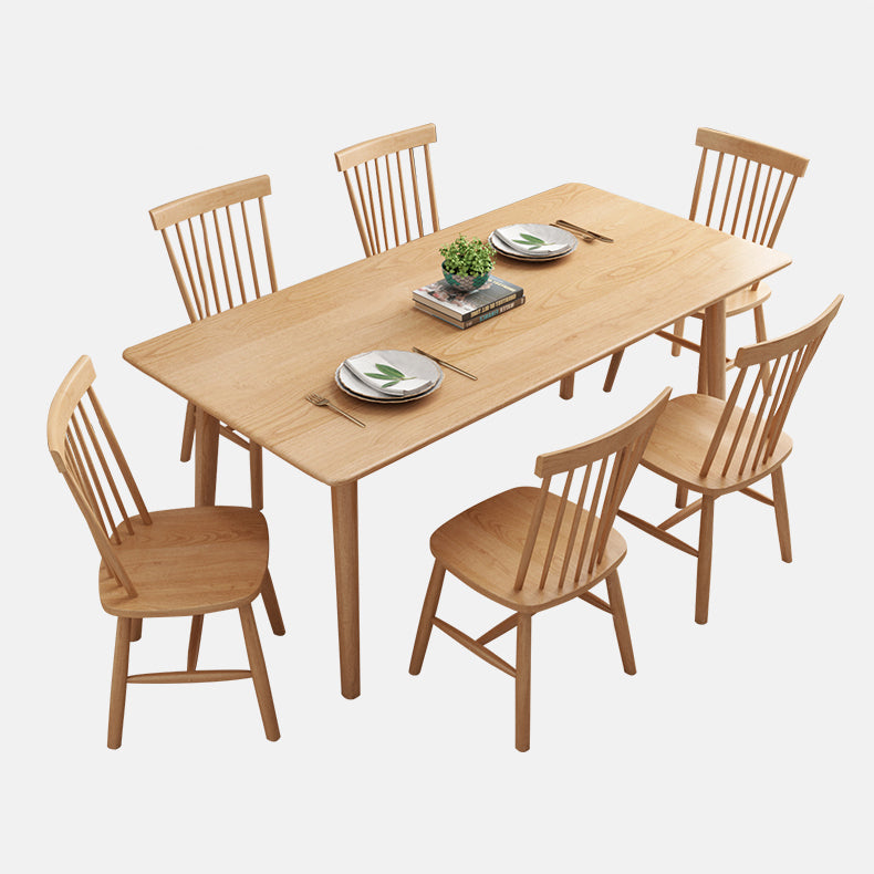 Modern Rectangle 1/2/5/7 Pieces Dining Set Indoor Dining Furniture Clearhalo 'Dining Room Sets' 'Dining Tables & Seating' 'dining_room_set' 'furn' 'furn_dining_room_set' 'Furniture' 'Kitchen & Dining Furniture' 5620234