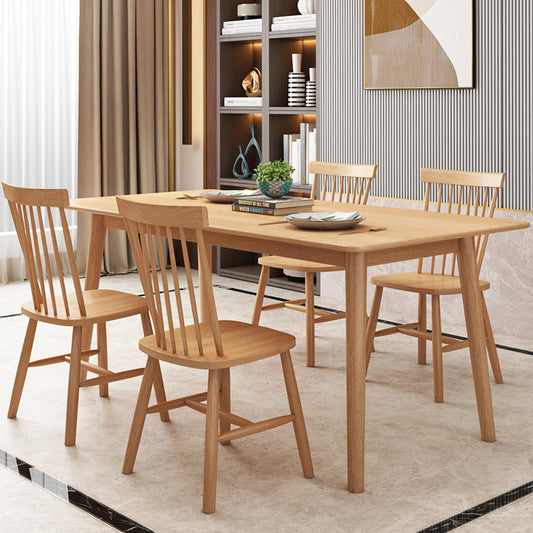 Modern Rectangle 1/2/5/7 Pieces Dining Set Indoor Dining Furniture Clearhalo 'Dining Room Sets' 'Dining Tables & Seating' 'dining_room_set' 'furn' 'furn_dining_room_set' 'Furniture' 'Kitchen & Dining Furniture' 5620237