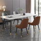 Moderne 1/2/5/7-delige eetset Rechthoekige stenen eettafel voor keukeneetkamer