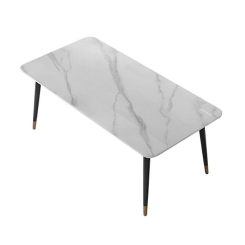 Moderne 1/2/5/7-delige eetset Rechthoekige stenen eettafel voor keukeneetkamer