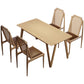 Modern 1/2/3/5/9 Pieces Dining Set Wood Dining Furniture Set in Natural Clearhalo 'Dining Room Sets' 'Dining Tables & Seating' 'dining_room_set' 'furn' 'furn_dining_room_set' 'Furniture' 'Kitchen & Dining Furniture' 5620284