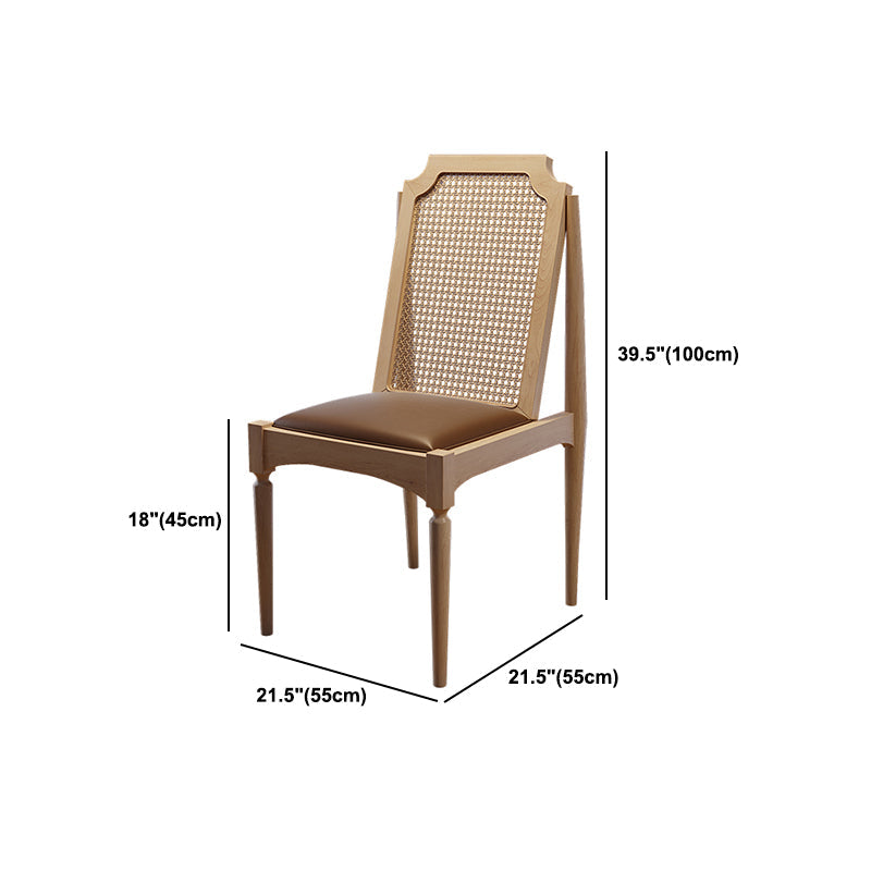 Modern 1/2/3/5/9 Pieces Dining Set Wood Dining Furniture Set in Natural Clearhalo 'Dining Room Sets' 'Dining Tables & Seating' 'dining_room_set' 'furn' 'furn_dining_room_set' 'Furniture' 'Kitchen & Dining Furniture' 5620299