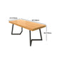 Industrial Natural Dining Set Rectangle 1/2/4/5/6/7 Pieces Dinette Set Clearhalo 'Dining Room Sets' 'Dining Tables & Seating' 'dining_room_set' 'furn' 'furn_dining_room_set' 'Furniture' 'Kitchen & Dining Furniture' 5620315
