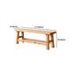 Modern 1/6 Pieces Dining Set Rectangle Pine Wood Dining Table for Dining Room kItchen