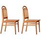 Solid Wood Dining Table Set 1/2/5/7 Pcs Rectangle Table with Side Chairs