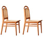 Solid Wood Dining Table Set 1/2/5/7 Pcs Rectangle Table with Side Chairs