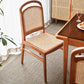 Solid Wood Dining Table Set 1/2/5/7 Pcs Rectangle Table with Side Chairs