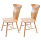 Contemporary Solid Wood Armless Chair Windsor Side Chair for Dining Room