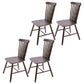Contemporary Solid Wood Armless Chair Windsor Side Chair for Dining Room