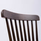Contemporary Solid Wood Armless Chair Windsor Side Chair for Dining Room
