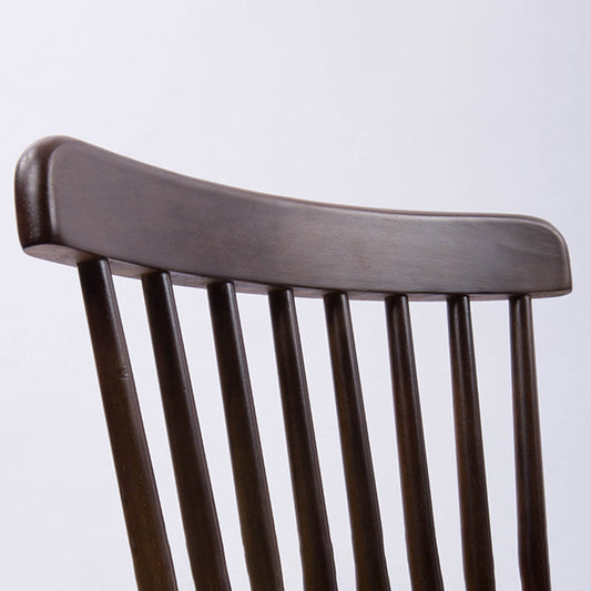 Contemporary Solid Wood Armless Chair Windsor Side Chair for Dining Room