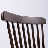 Contemporary Solid Wood Armless Chair Windsor Side Chair for Dining Room