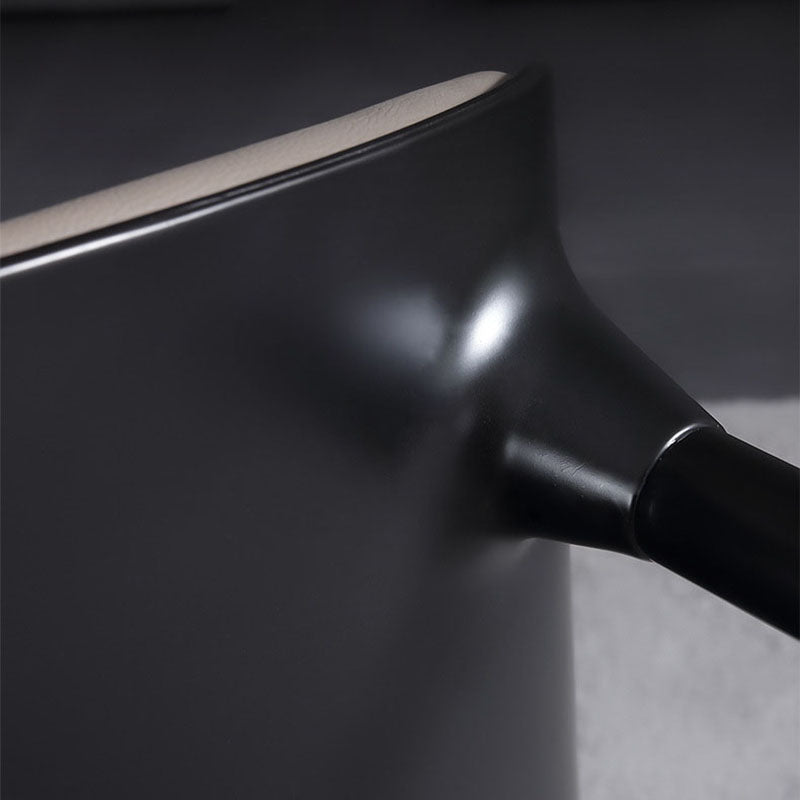 Modern Parsons Armless Chairs Leather Curved Dining and Accent Chairs Clearhalo 'Dining Chairs' 'Dining Tables & Seating' 'dining_chair' 'furn' 'furn_dining_chair' 'Furniture' 'Kitchen & Dining Furniture' 5620438