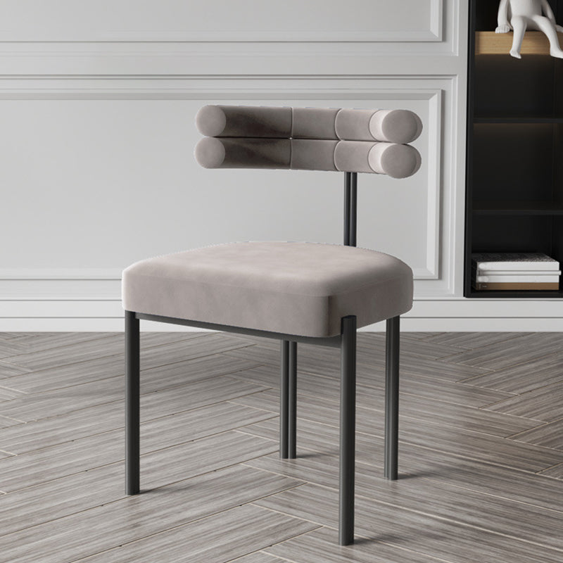 Contemporary Metal Indoor-Outdoor Room Chair Open Back Side Chair Clearhalo 'Dining Chairs' 'Dining Tables & Seating' 'dining_chair' 'furn' 'furn_dining_chair' 'Furniture' 'Kitchen & Dining Furniture' 5620477